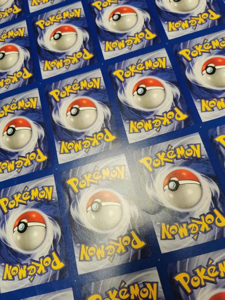 Pokemon Base Set Uncut Sheet Form 7 (Pikachu + other commons)