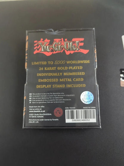 [CLEARANCE] Yugioh 24k Gold Plated Card Blue Eyes Ultimate Dragon