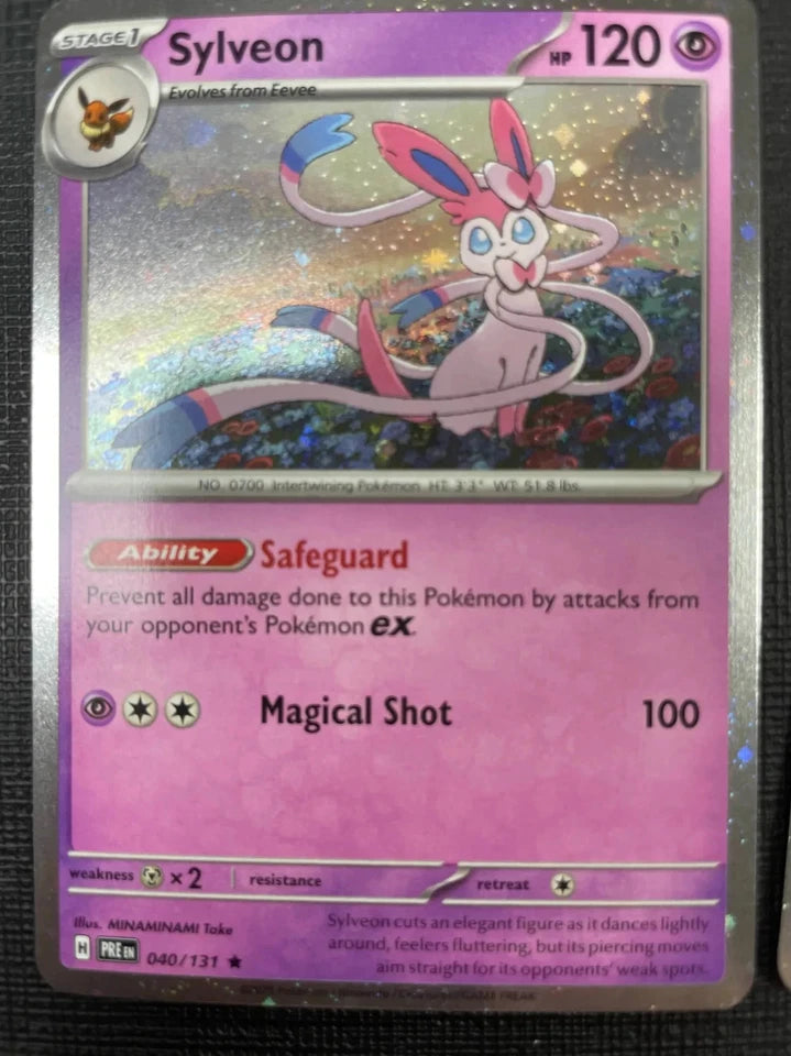 Pokemon - Prismatic Evolution Eeveelution Cosmos Holo Costco Promo Full Set