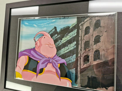 DRAGON BALL Z Season 8 Fat Buu Cel B1/A1 END w/ CUSTOM ART FRAMING and 2 MOUTHS!