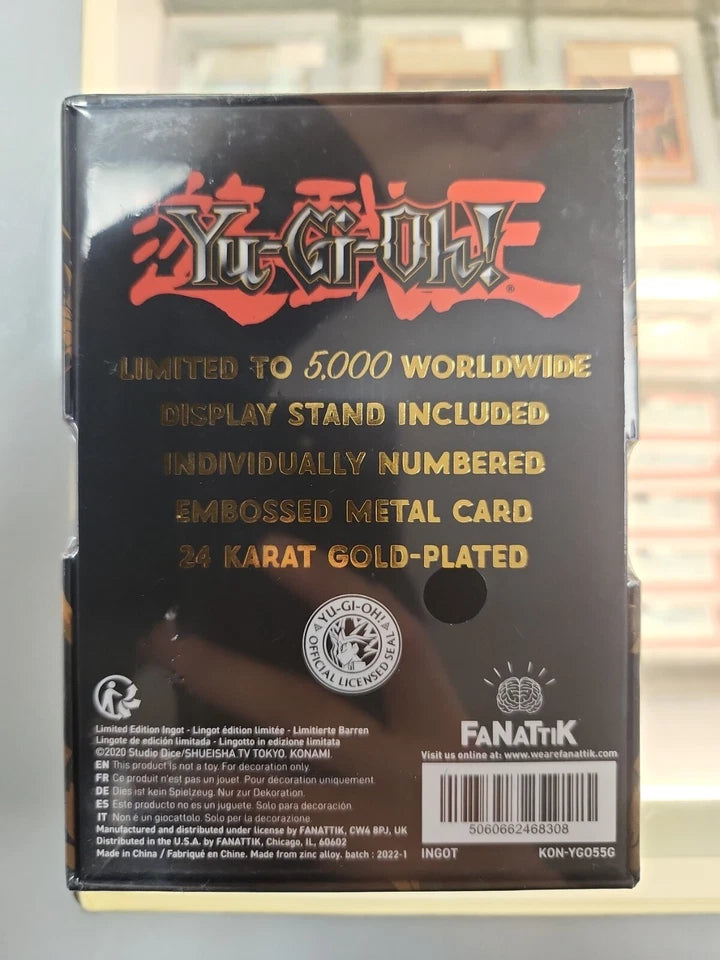 [CLEARANCE] Yugioh 24k Gold Plated Card Gaia Fierce Knight