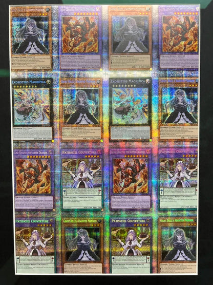 YuGiOh - DIFO (Dimension Force) Uncut Sheet Frame 4x4 STARLIGHT RARE