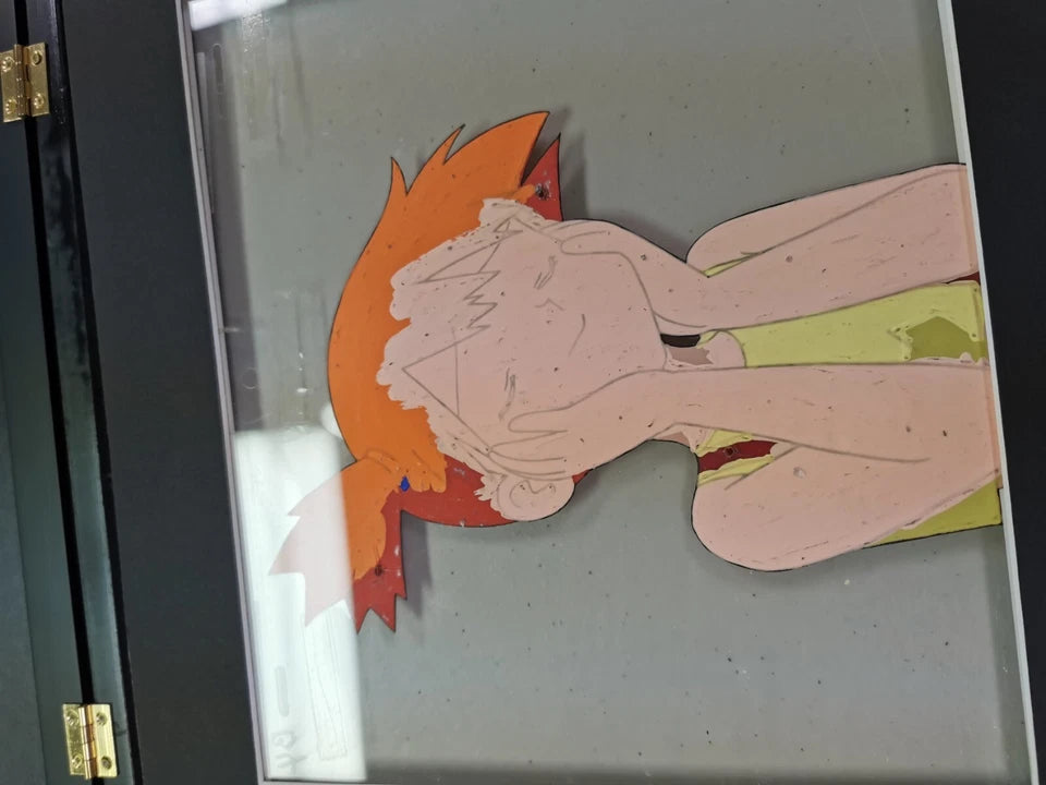 Pokemon Indigo League Ep 18: Misty cel B4 with hand painted background FRAMED