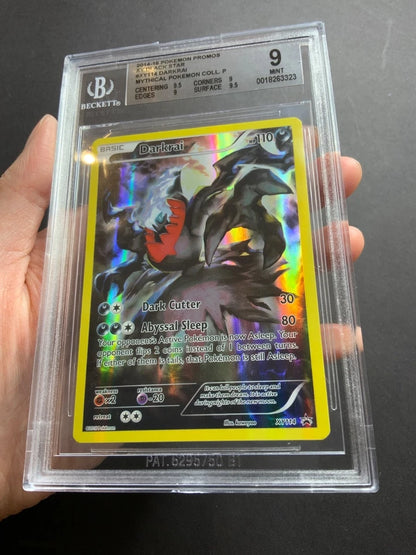 Pokemon Promos XY Black Star Darkrai Mythical Pokemon Collection #XY114 BGS 9