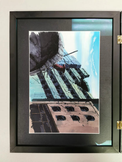 DRAGON BALL Z Season 8 Fat Buu Cel B1/A1 END w/ CUSTOM ART FRAMING and 2 MOUTHS!