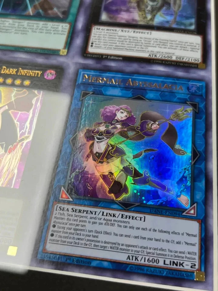 YuGiOh - DANE (Dark Neostorm) Uncut Sheet Frame 3x3 ULTRA RARE