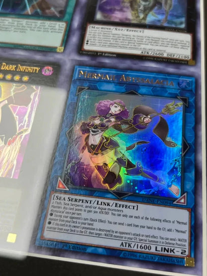 YuGiOh - DANE (Dark Neostorm) Uncut Sheet Frame 3x3 ULTRA RARE