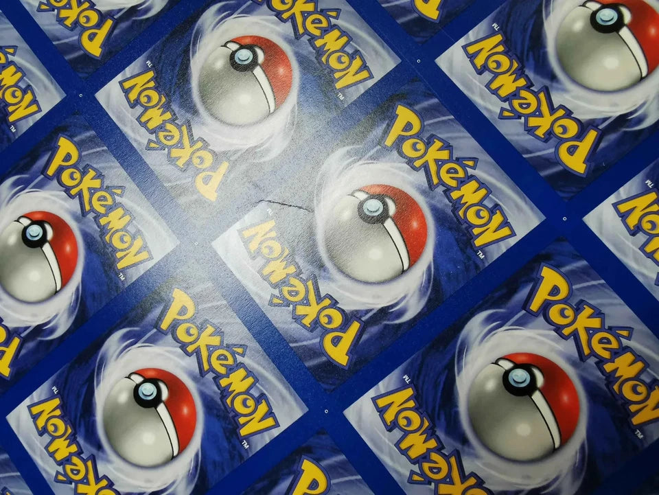 Pokemon Grass and Fire Themed Deck Uncut Sheet