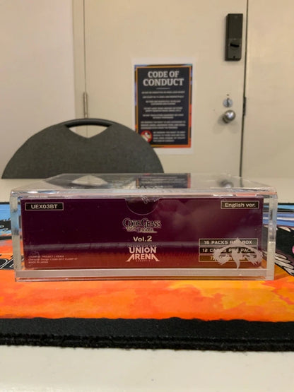 Union Arena Booster Box Acrylic Case UV Protective Non Skid