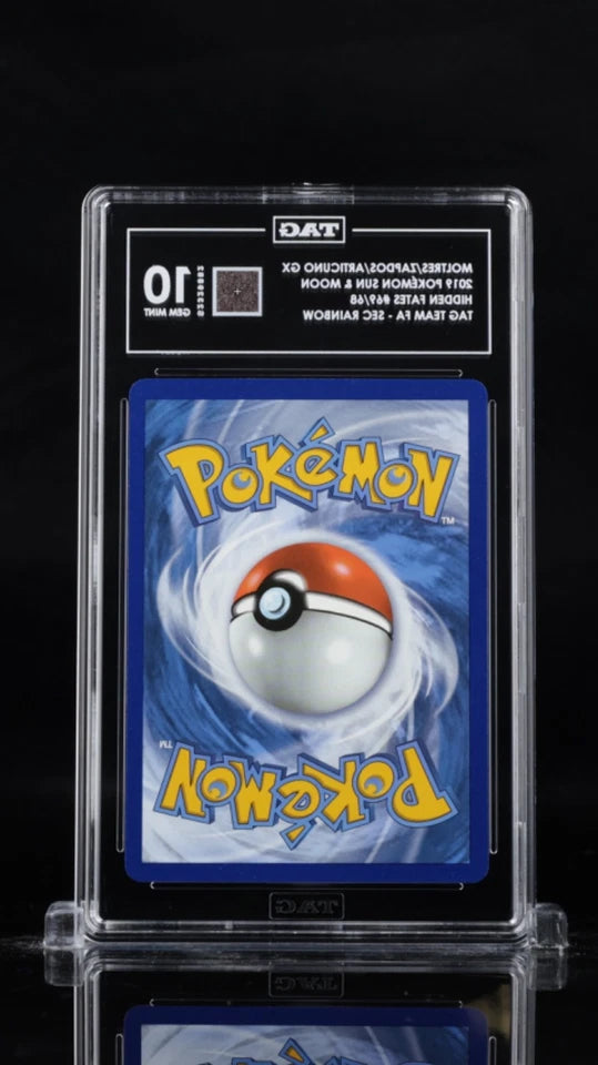 Pokemon Moltres/Zapdos/Articuno GX 2019 S&M HIdden Fates #69/68 Tag Team TAG 10