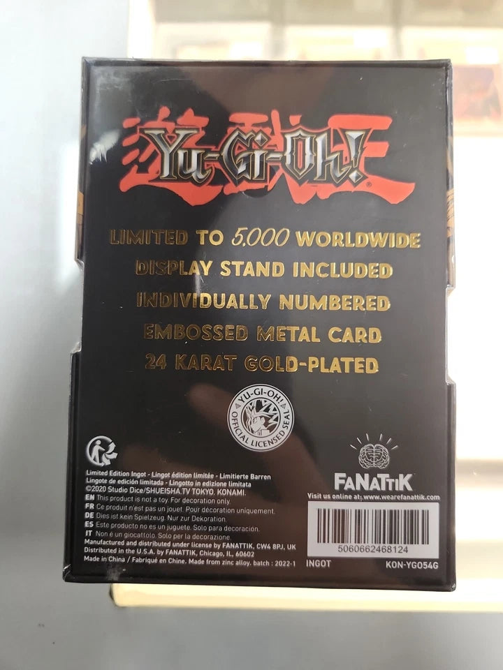 [CLEARANCE] Yugioh 24k Gold Plated Card Time Wizard