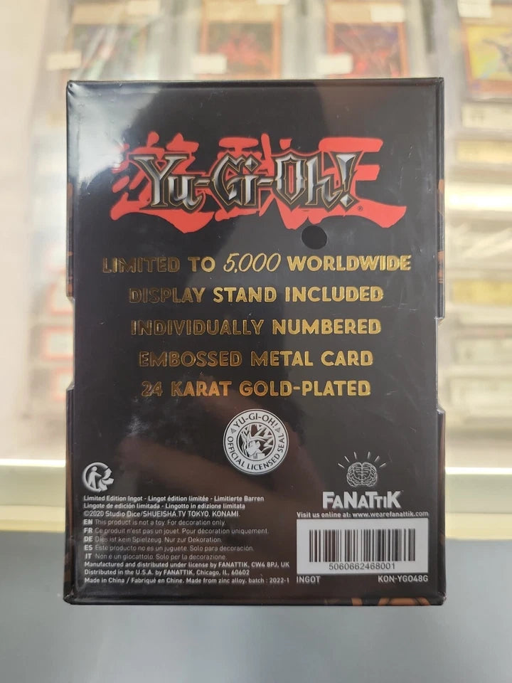 [CLEARANCE] Yugioh 24k Gold Plated Card Jinzo