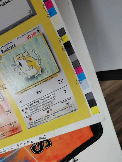 Pokemon Base Set Uncommons Uncut Sheet