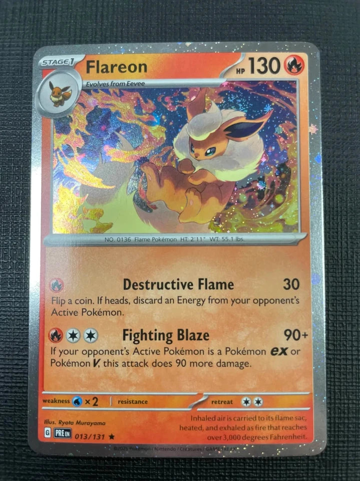 Pokemon - Prismatic Evolution Eeveelution Cosmos Holo Costco Promo Full Set
