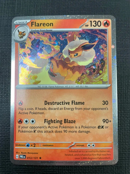 Pokemon - Prismatic Evolution Eeveelution Cosmos Holo Costco Promo Full Set