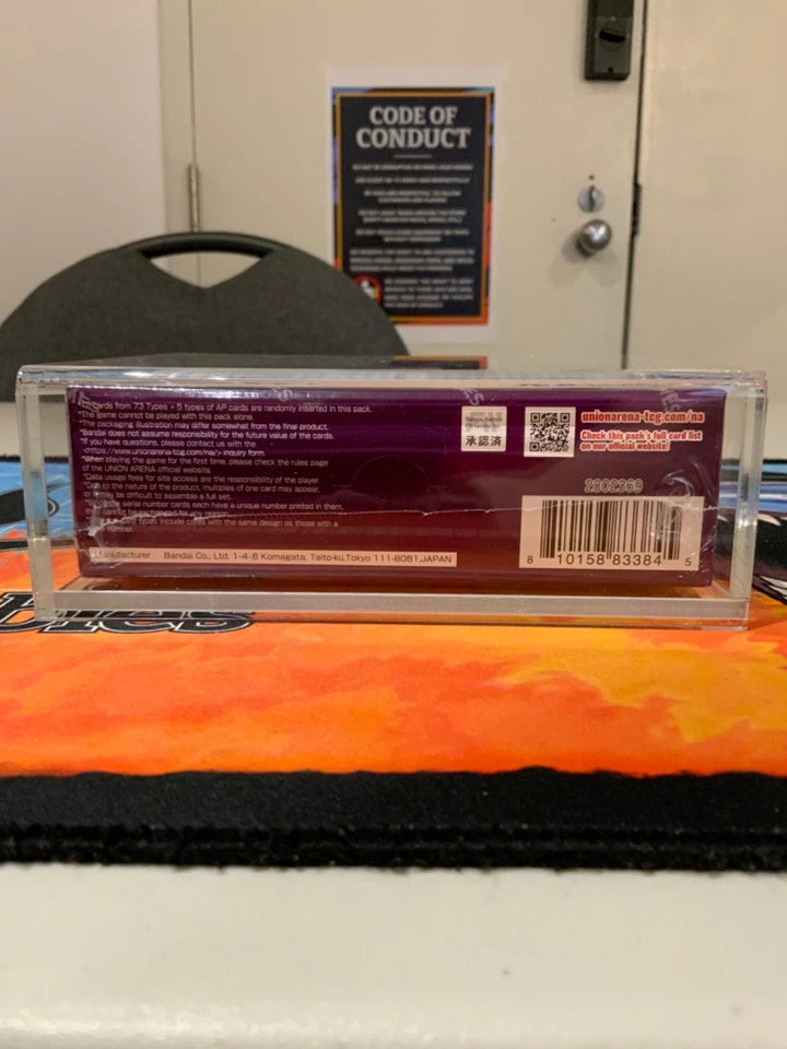 Union Arena Booster Box Acrylic Case UV Protective Non Skid