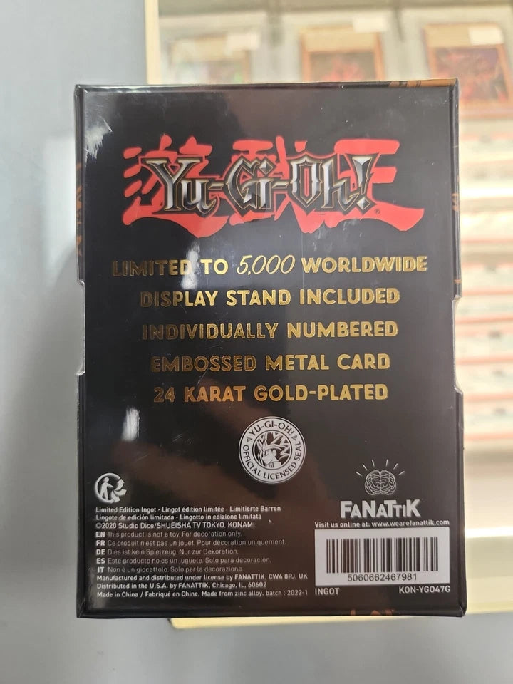 [CLEARANCE] Yugioh 24k Gold Plated Card Dark Paladin