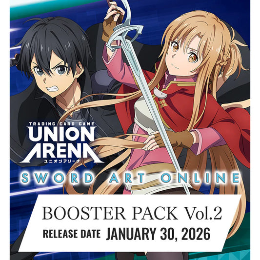 [PRE ORDER Jan 2026] UNION ARENA Sword Art Vol 2 Booster Box